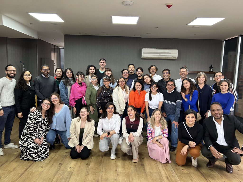 Journalists and civil society participants during an AI ethics and digital rights training programme in Bogota, Colombia - April 2025
