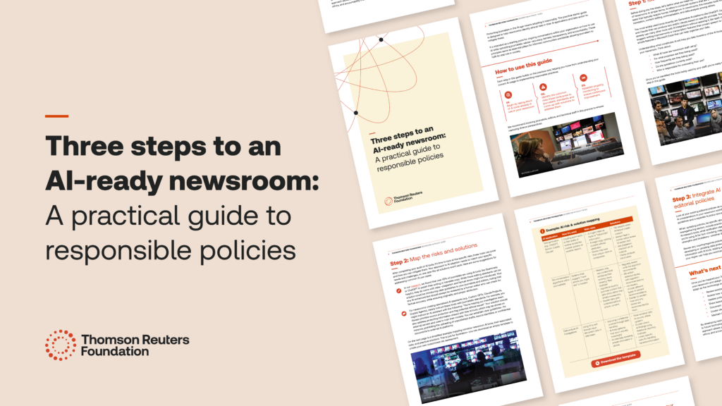 A preview of the AI policy guide for newsrooms
